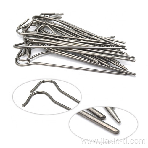 Customized High Strength Camping Titanium Hook Tent Pegs